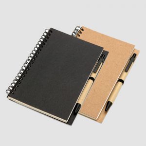 Carnet à Spirale Recyclé avec Stylo – L’Allié Durable de Vos Notes du Quotidien