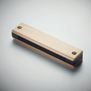 Harmonica en ABS finition bois