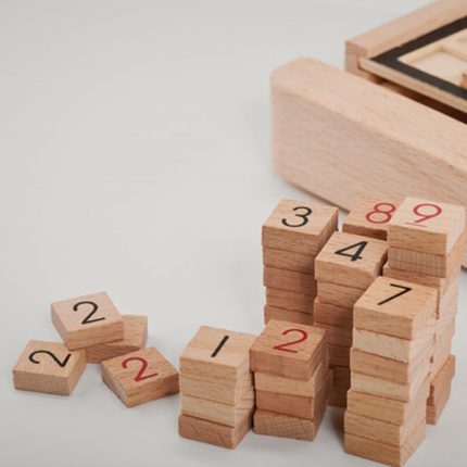 Planche de Sudoku en bois