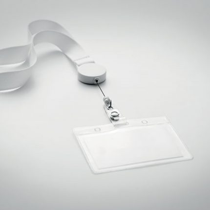 Lanyard Polyester avec Porte-Badge Extensible