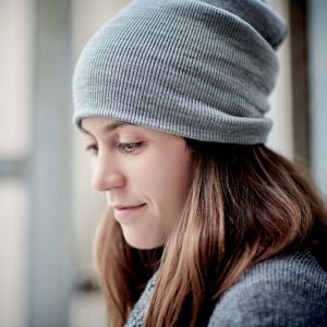 Bonnet unisexe tricoté en polyester RPET