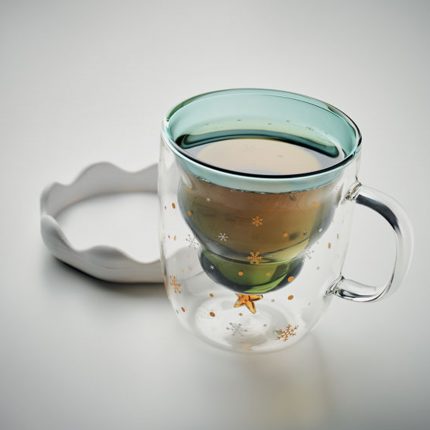 Tasse double paroi de Noël