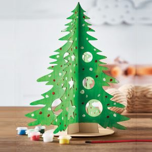 Sapin de Noël en bois à assembler