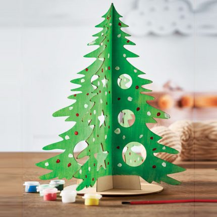 Sapin de Noël en bois à assembler