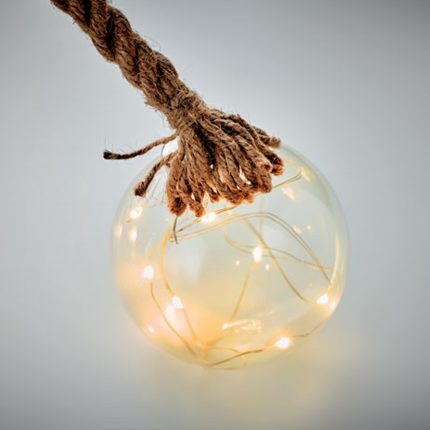 Boule en verre lumineuse Ø 8 cm