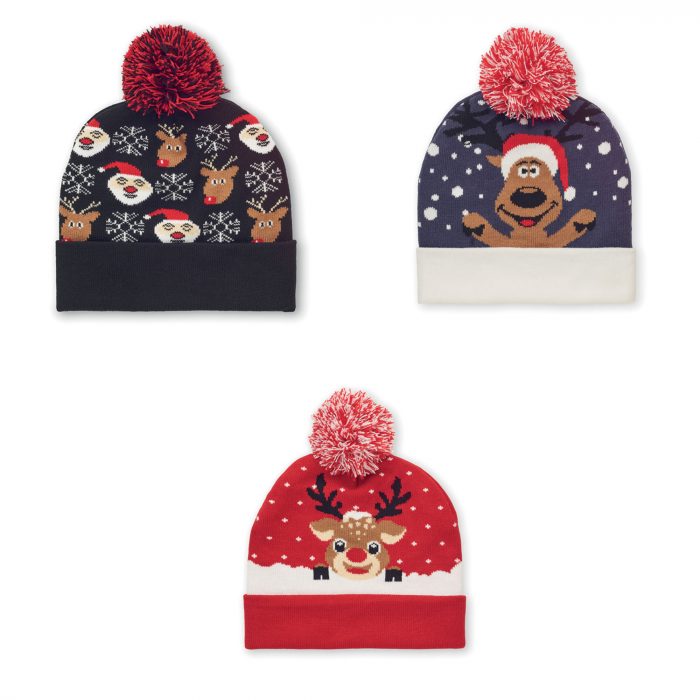 Bonnet de Noël tricoté
