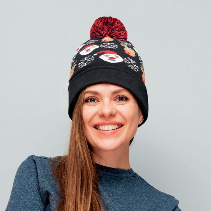 Bonnet de Noël tricoté