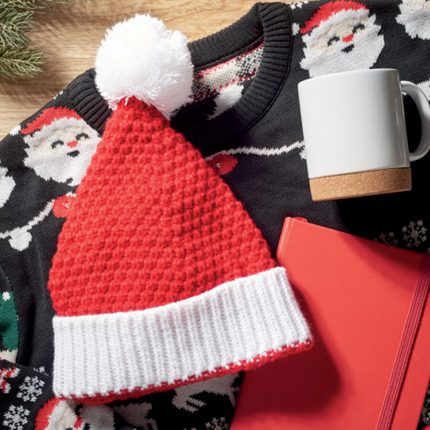 Bonnet de Noël tricoté