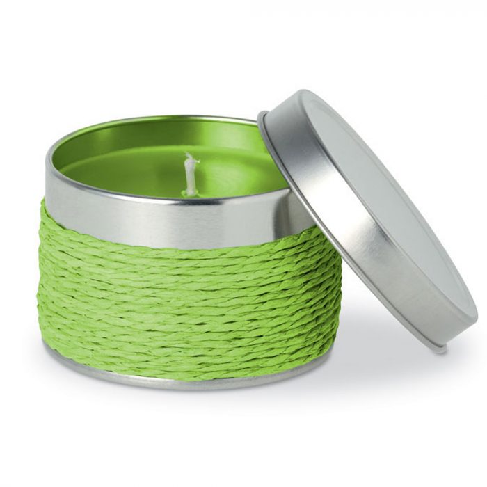Bougies parfumées 60 g en boîte métal