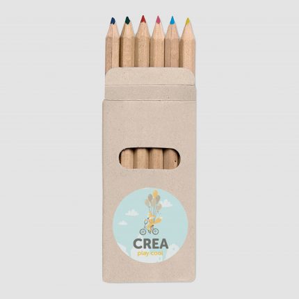 Set de 6 crayons de couleur