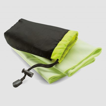 Serviette de sport en polyester et polyamide