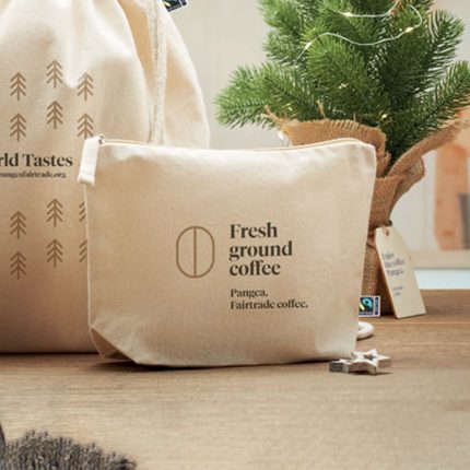 Trousse à cosmétiques en coton équitable