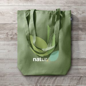Sac shopping en chanvre naturel