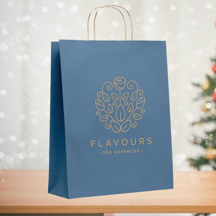 Sac cadeau couleur grand format en papier