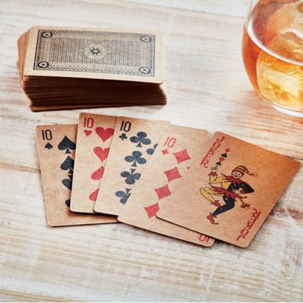 Cartes à jouer classiques en papier recyclé