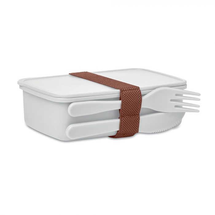 Boîte à lunch en PP avec couverts