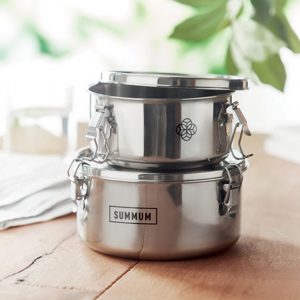Ensemble de boîtes à lunch en acier inoxydable