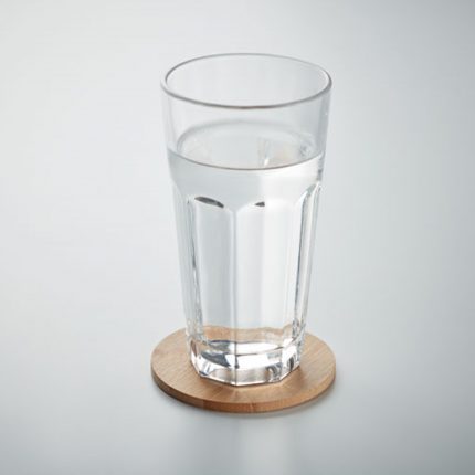 Sous-verre rond en bambou