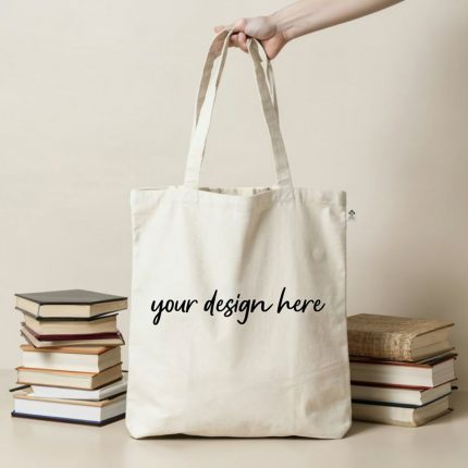 Sac shopping en coton biologique 180 g/m²