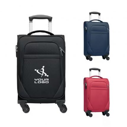 Valise cabine trolley en polyester RPET 600D