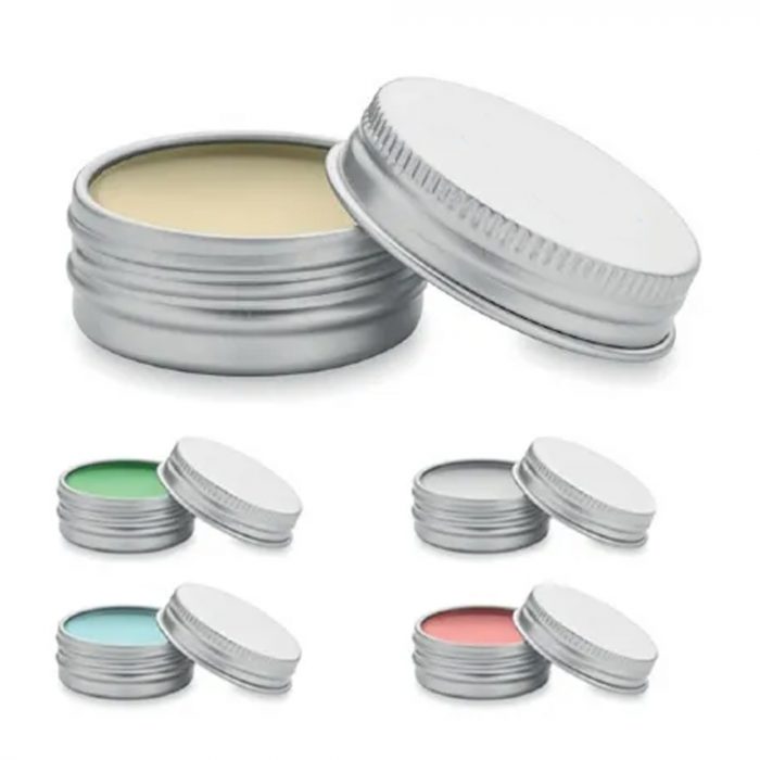 Baume à lèvres végan en boîte aluminium