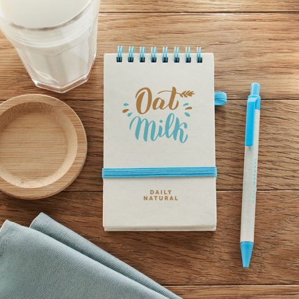 Carnet A6 en Carton de Lait Recyclé