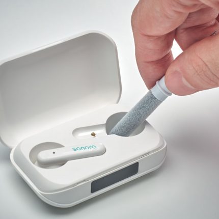 Stylo à bille twist avec stylet et kit de nettoyage intégré