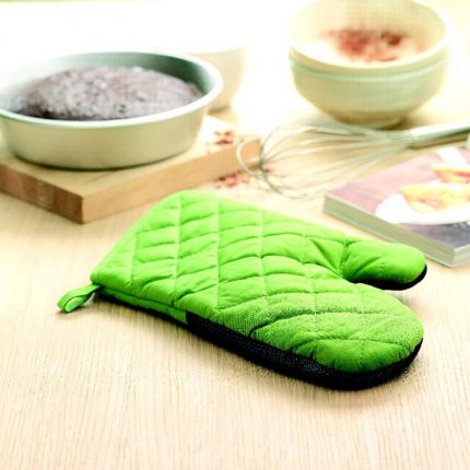 Gant de cuisine en coton et caoutchouc