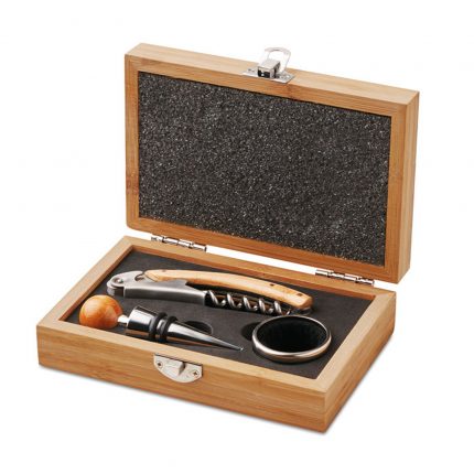 Coffret sommelier en bambou