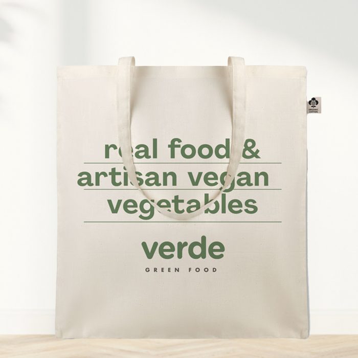 Sac shopping en coton bio à anses longues