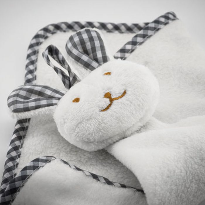 Serviette bébé en peluche polyester velours