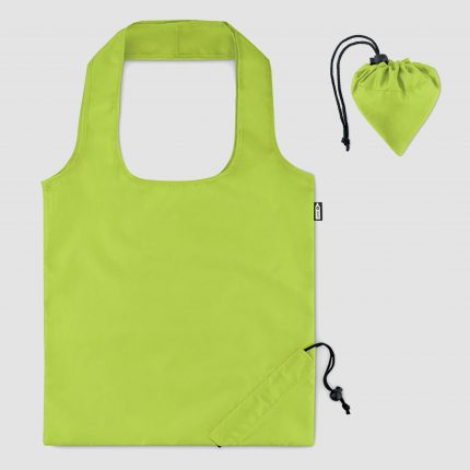 Sac shopping pliable en 190T RPET