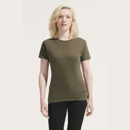 T-shirt femme col rond