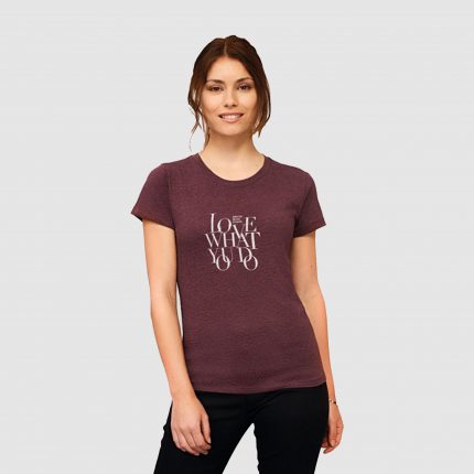 T-shirt Femme Col Rond Ajusté