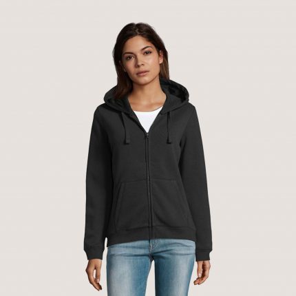 Veste Zippée Spike Femme à Capuche
