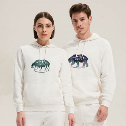 Sweat-shirt Unisexe à Capuche Écologique