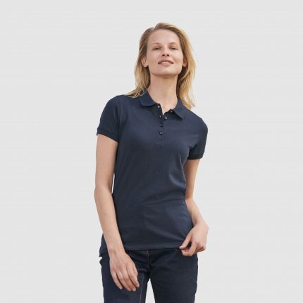 Polo Femme en Coton Peigné