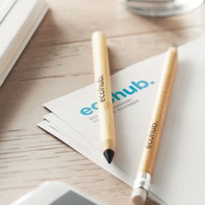 Stylo sans Encre en Bambou - Alternative Durable avec Capuchon en Papier