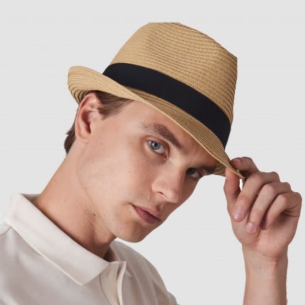 Chapeau Ajustable en Paille de Papier