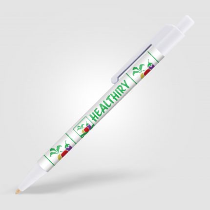 Stylo Bille Rétractable Élégant blanc