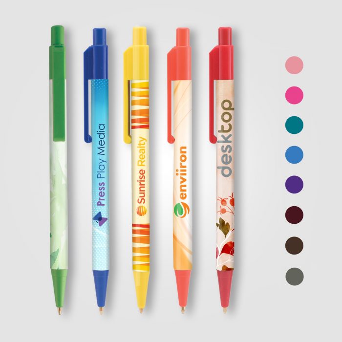 Stylo personnalisé Astaire Classique – Visibilité maximale et design coloré