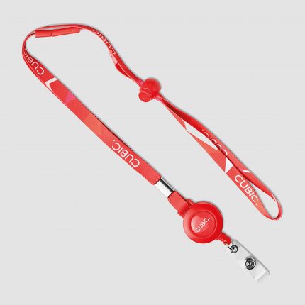 Lanyard avec enrouleur de badge
