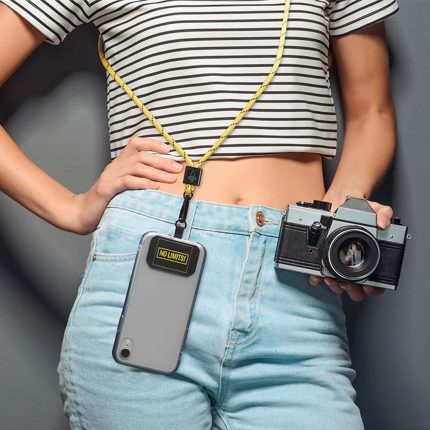 Cordon Crossbody avec Patch Porte-Téléphone