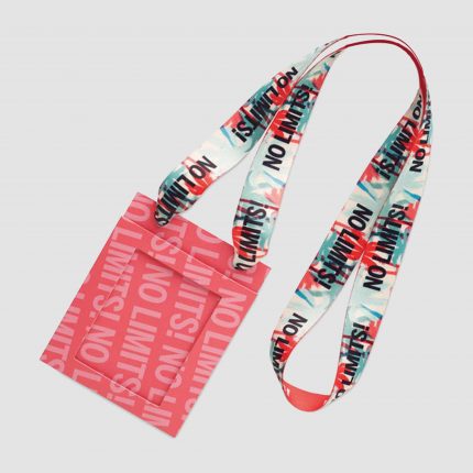 Lanyard porte-badge en rPET sublimé