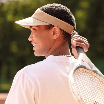 Visière de soleil en coton - Protection solaire personnalisée