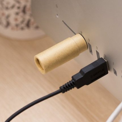 Clé USB Cylindrique avec Capuchon en Carton Recyclé