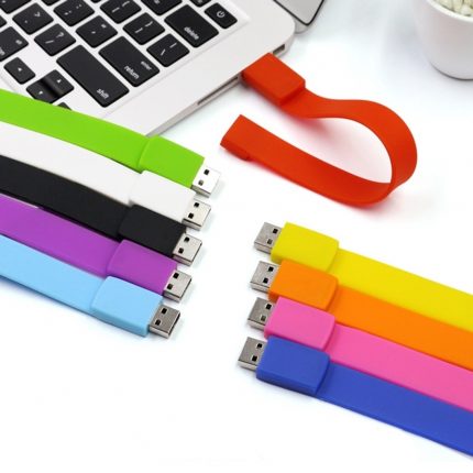 Clé USB de type bracelet en silicone
