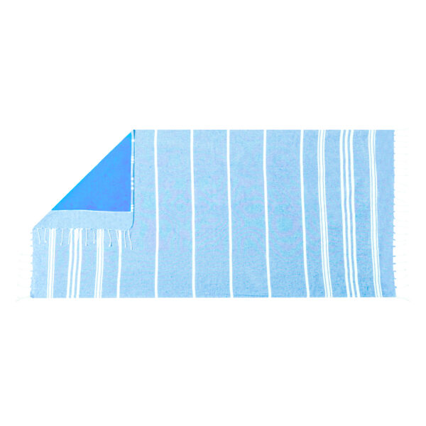 Fouta de plage coton/poly recyclé 250 g/m² – Image 2
