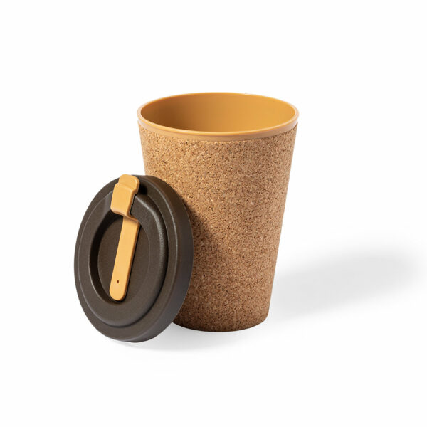 Verre thermique en liège naturel 350ml – Image 2