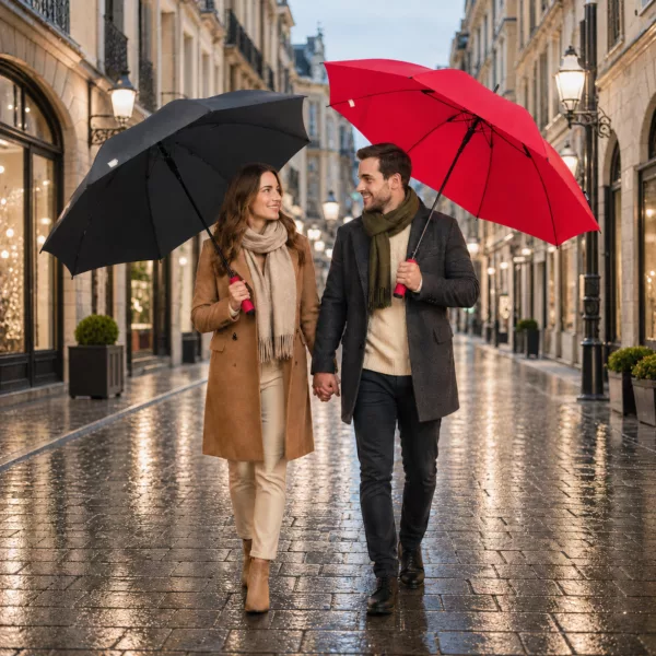 2bb43e8f-90f9-4ac3-ba3b-78aa2790323d Parapluie Niel 23" en RPET à ouverture automatique personnalisé – Image 1